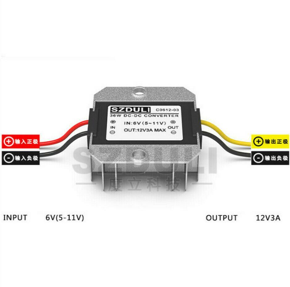 DC 6V to 12V Output Step Up Module Car Regulator Voltage Transformer Converter