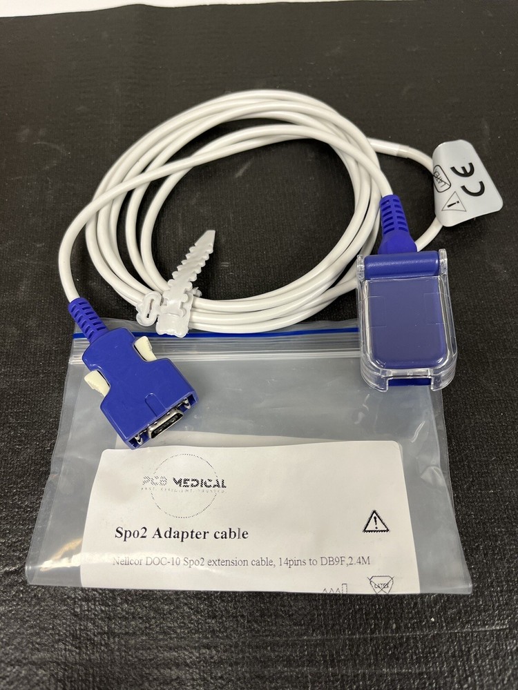 Nellcor DOC-10 Spo2 adapter Cable - NEW Compatible - Same day shipping