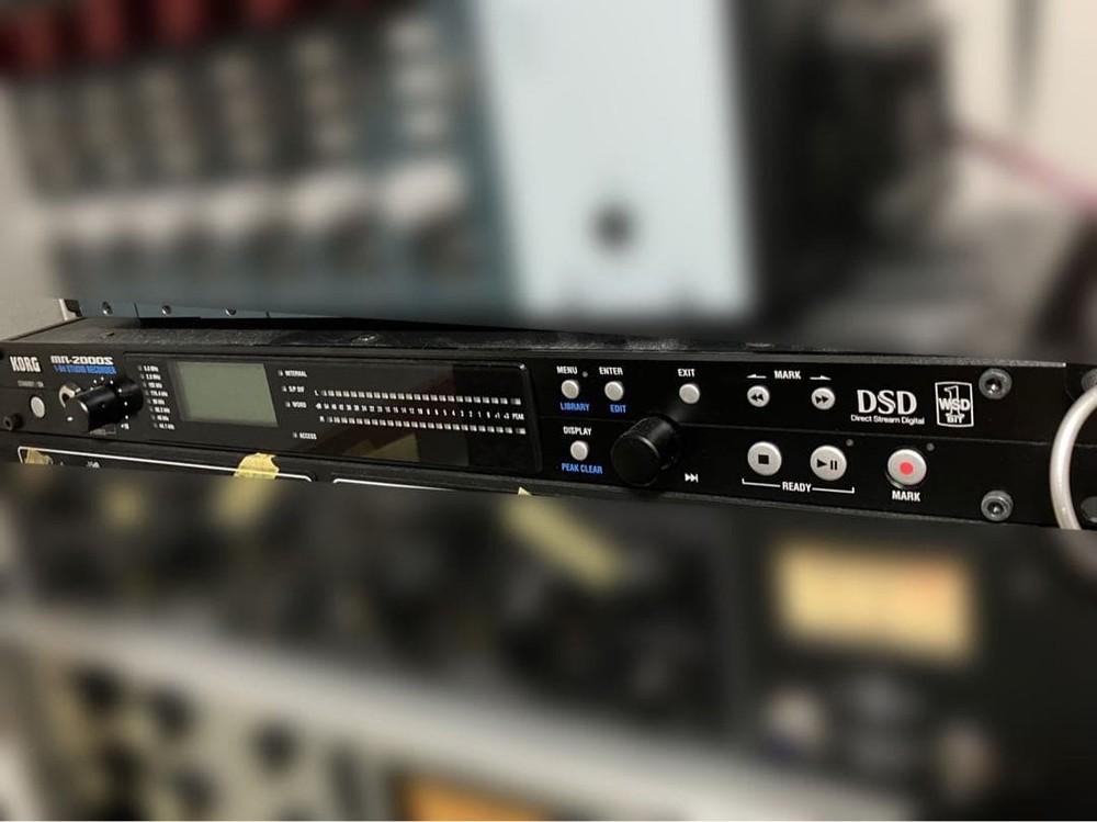 KORG MR-2000S DSD Recorder BK SSD Studio Digital Multi-Track Excellent Condition