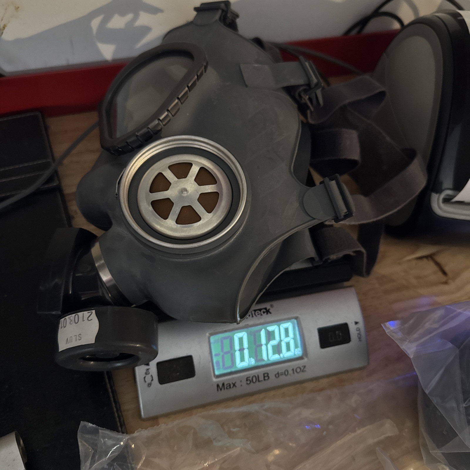 Finland Gas Mask New/Old Stock Clear Insert NATO 40mm Filter NBC Nuke Army Surpl