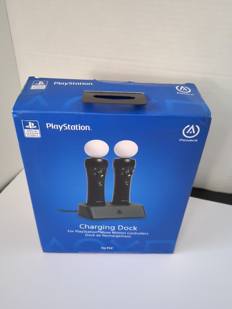 PlayStation PowerA Charging Dock Only For PS4 Move Motion Controllers NEW
