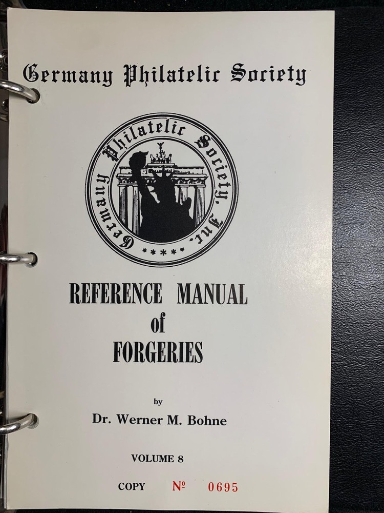 GPS Refernce Manual of (Germany) Forgeries - Dr Werner M Bohne - Vols 5 10