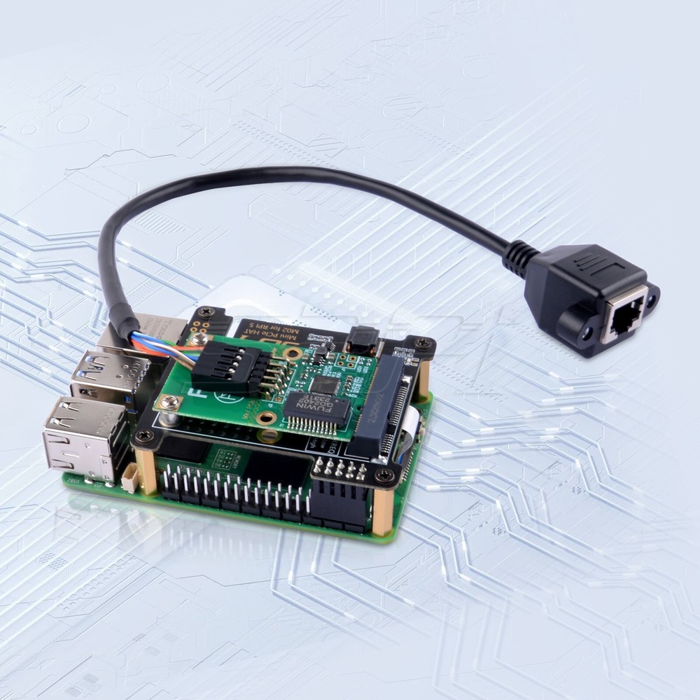 Mini PCIe HAT M02 Extension Adapter Board for Raspberry Pi 5