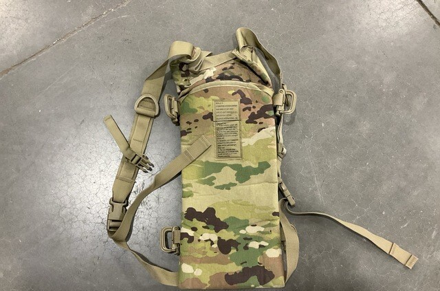 GENUINE US MILITARY MULTI-CAMO HYDRATION BACKPACK WITHOUT BLADDER.PRE OWNED USED