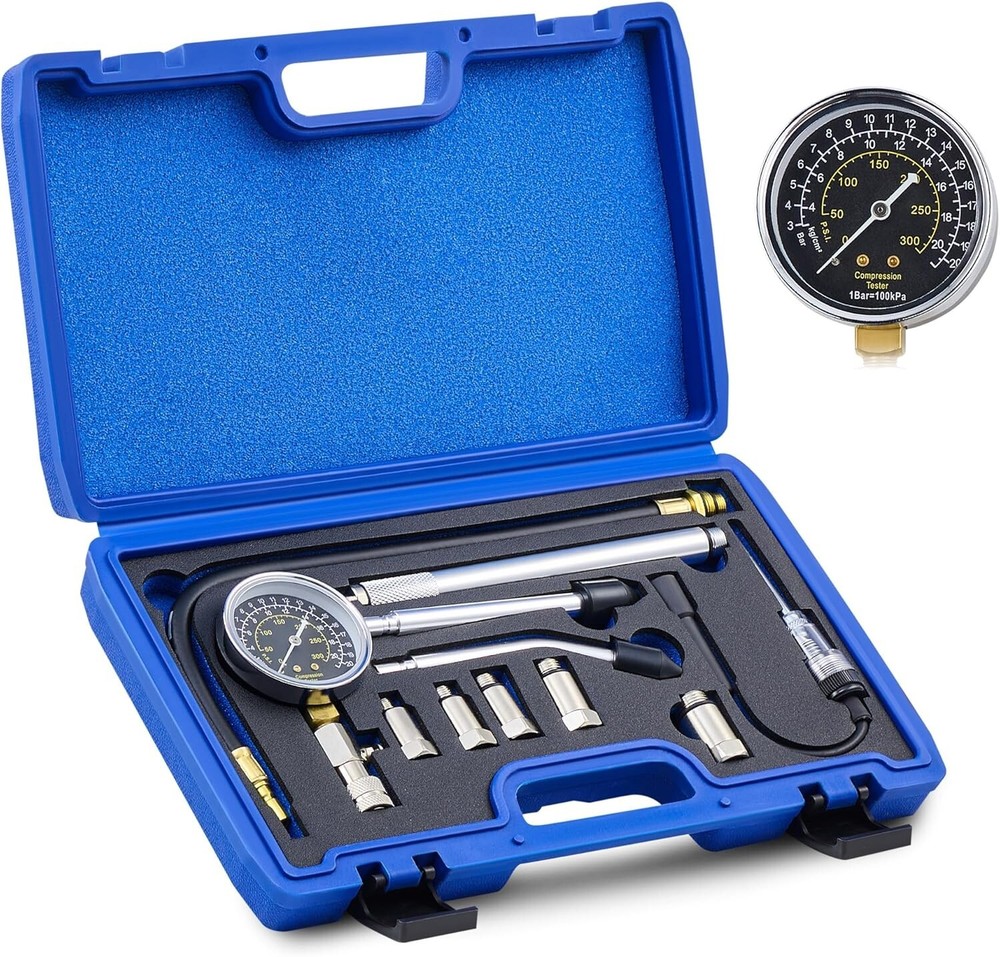 Orion Motor Tech Engine Compression Tester Kit, 11 pc Cylinder Compression...