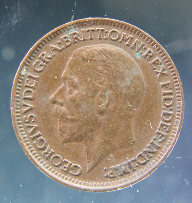 Great Britain, Farthing, 1930 bronze coin