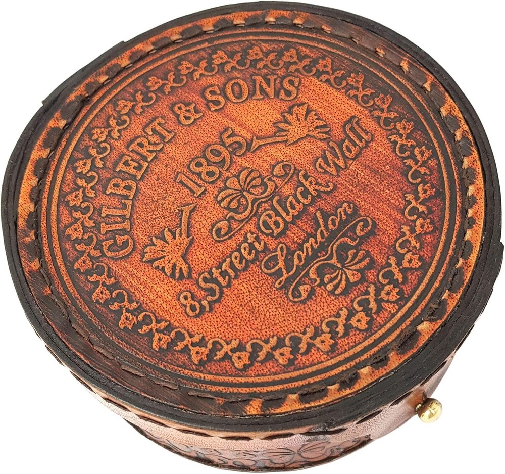 Brass & Copper Tabletop Sundial Compass==