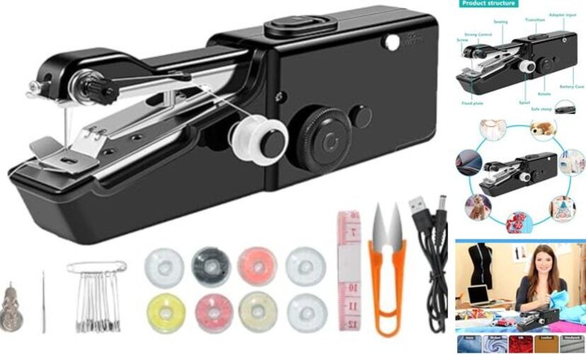 Handheld Sewing Machine Electric Sewing Mini Portable Sewing Machine Suitable