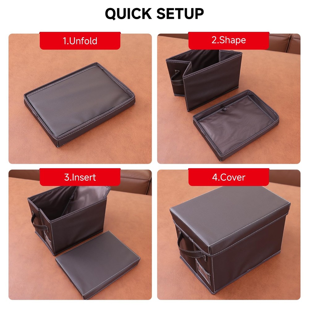 7Inch Vinyl Record Storage Box 2Pack – Holds 120 LPs, Stackable Organizer