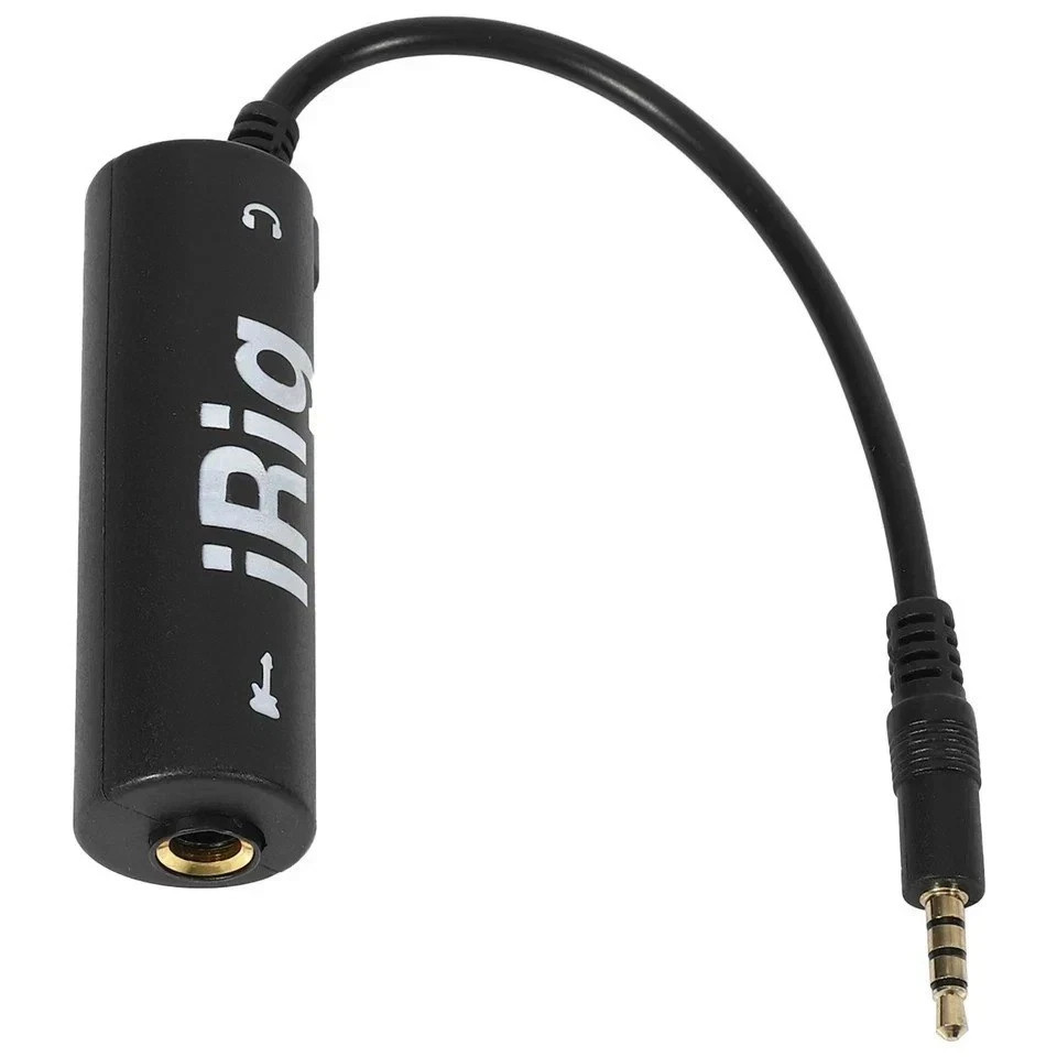 1PC iRig-Compatible Guitar Interface Phone Audio Effects Recording Converter