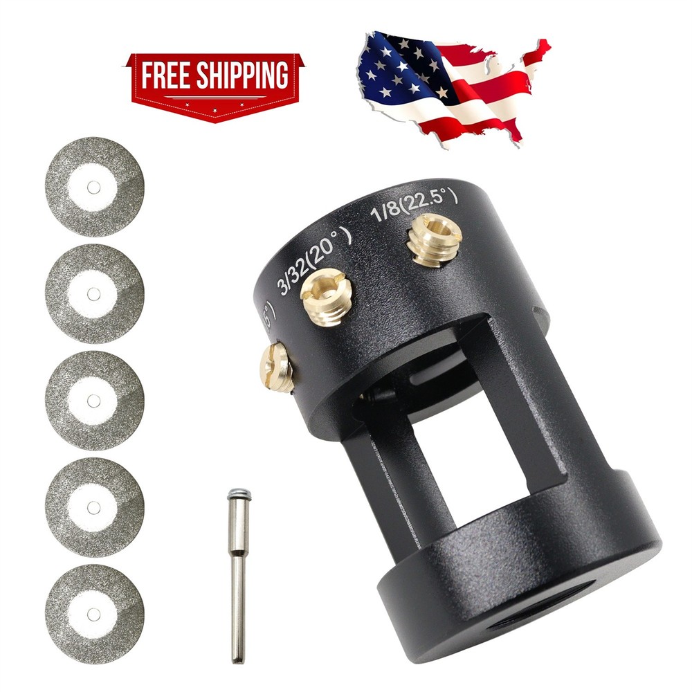 Tungsten Grinder Sharpener Multi-Angle Offsets Head Tool Fit For TIG Welding New