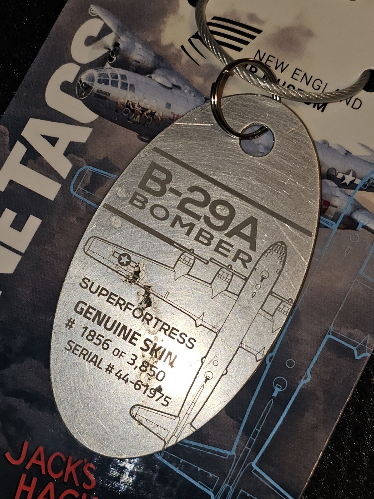 MOTOART PLANETAGS USAAF BOEING B29A SUPERFORTRESS (44-61975) METAL #1856