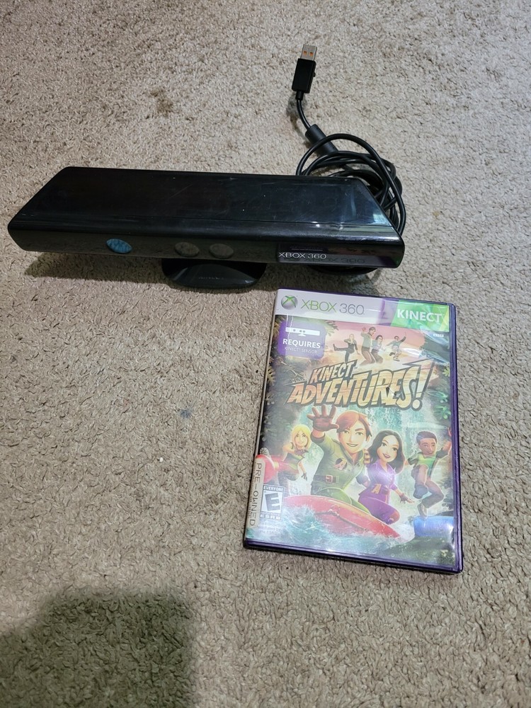 Xbox 360 Kinect 1414 with Kinect Adventures Game