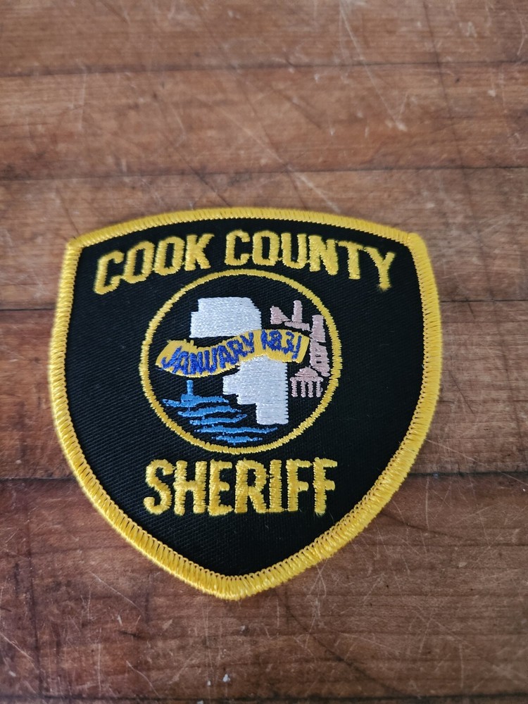 Cook County Sheriff (Illinois) Special Finish Shoulder patch - new