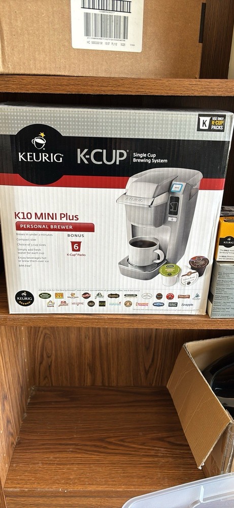 Keurig K10 Mini plus Coffee Maker Brewing System Black