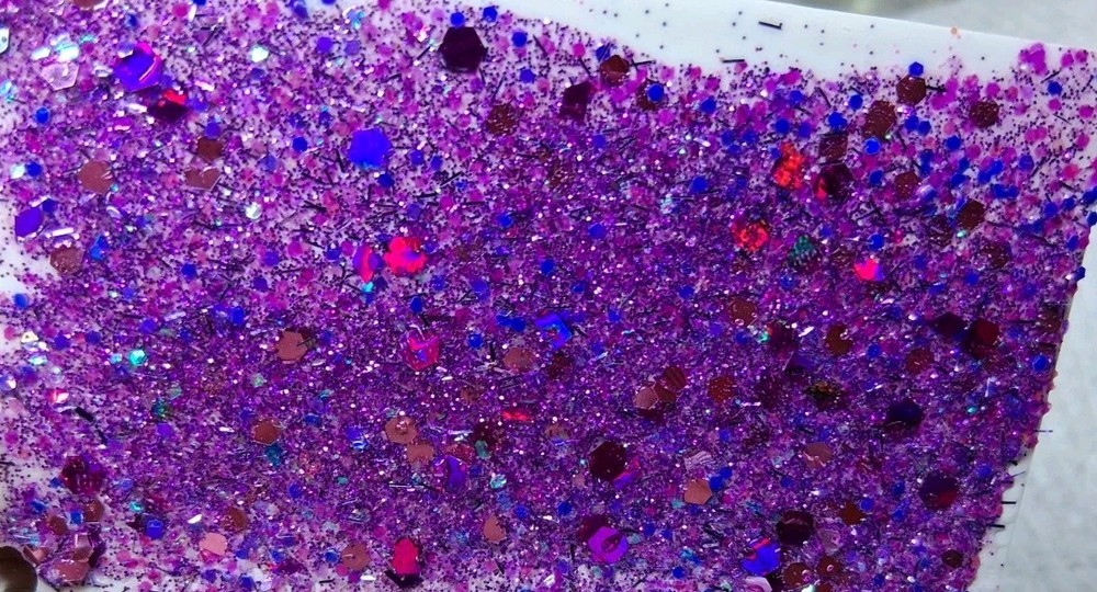 1 TSP Chunky Glitter Mix PURPLE