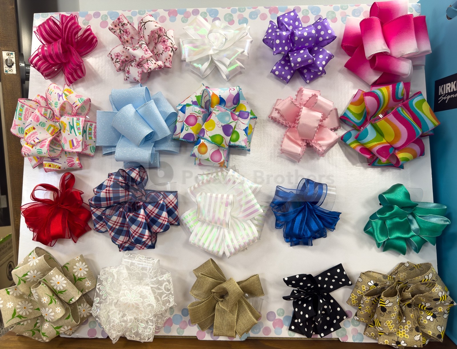 Kirkland Wire-Edged Ribbon 50 YD - 20 Styles, Free Shipping, Quantity Discounts!