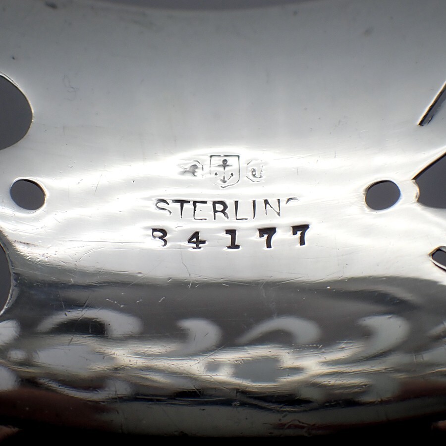 Pierced Napkin Ring Gorham Sterling Silver Inscribed Lyle