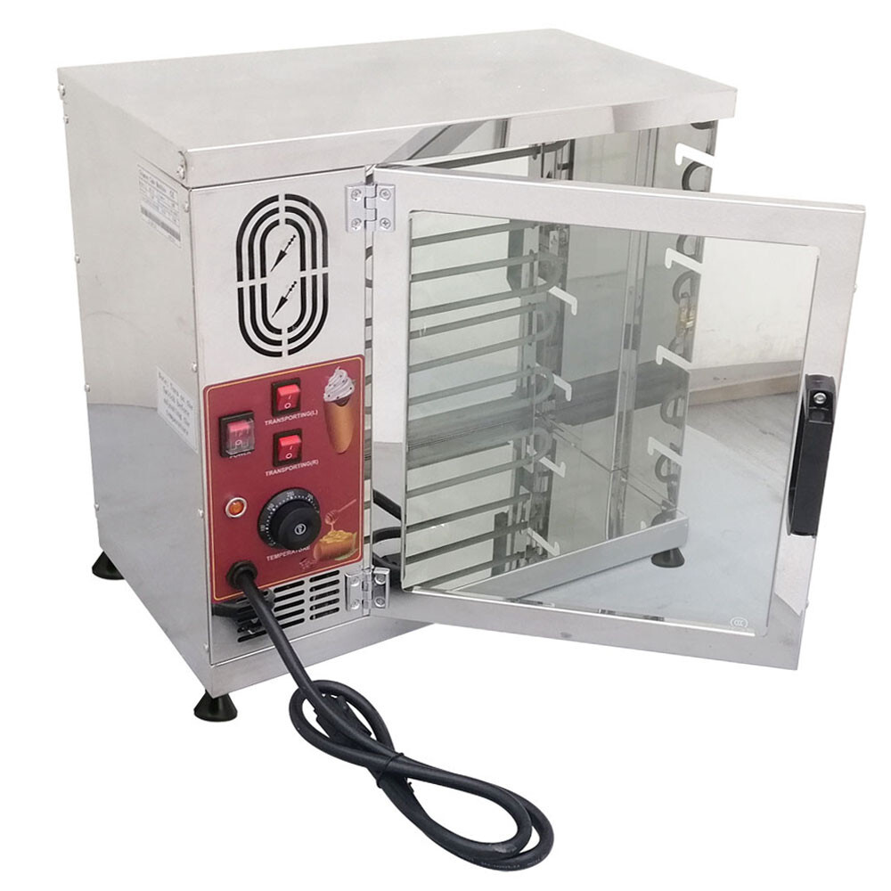 Commercial Electric 110V Ice Cream Cone Chimney Cake Roll Maker Oven Machine