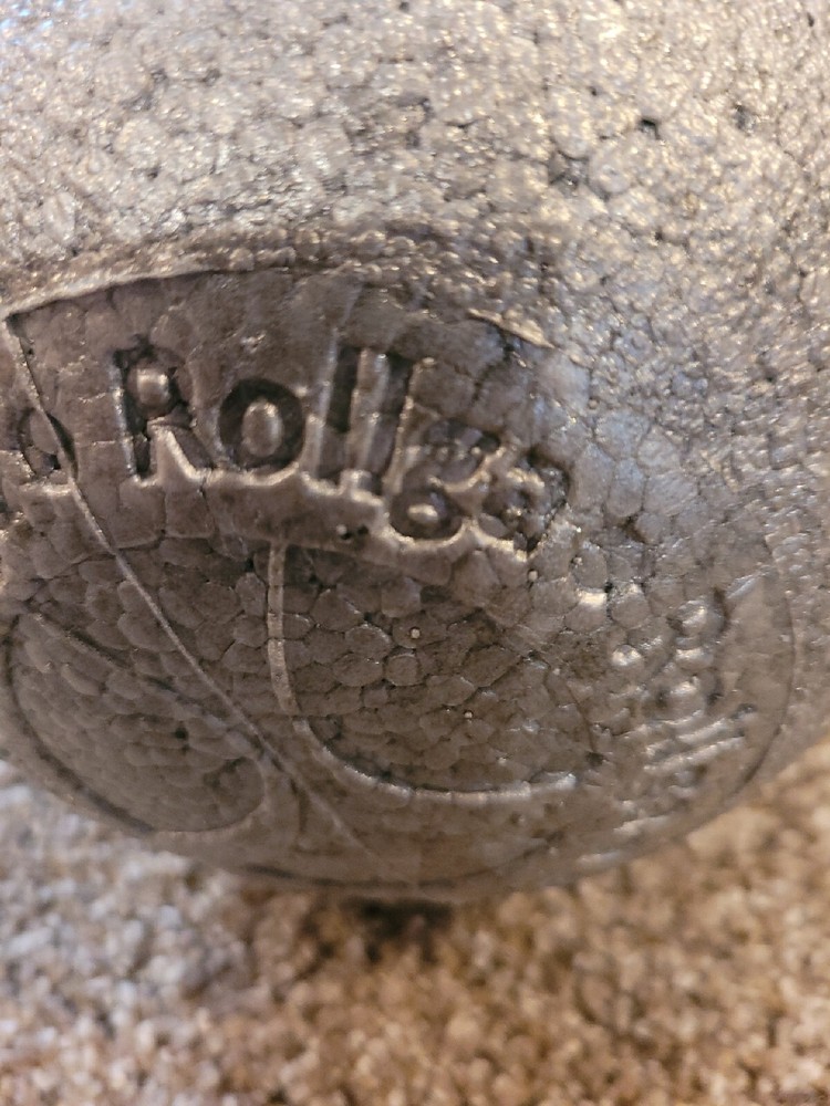 Rollga Foam Roller Deep Tissue Massage & Trigger Point Release. Silver