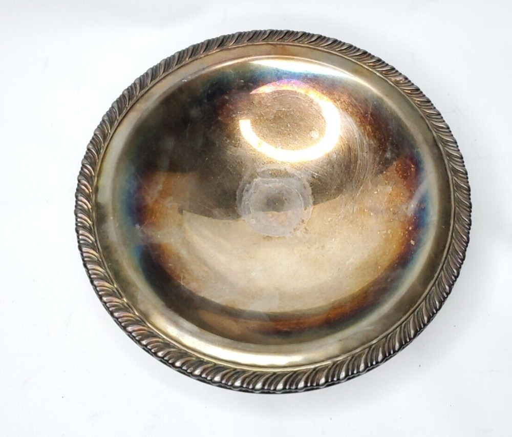 Vintage Small Silver Plate Bowl by Oneida LTD Silversmiths