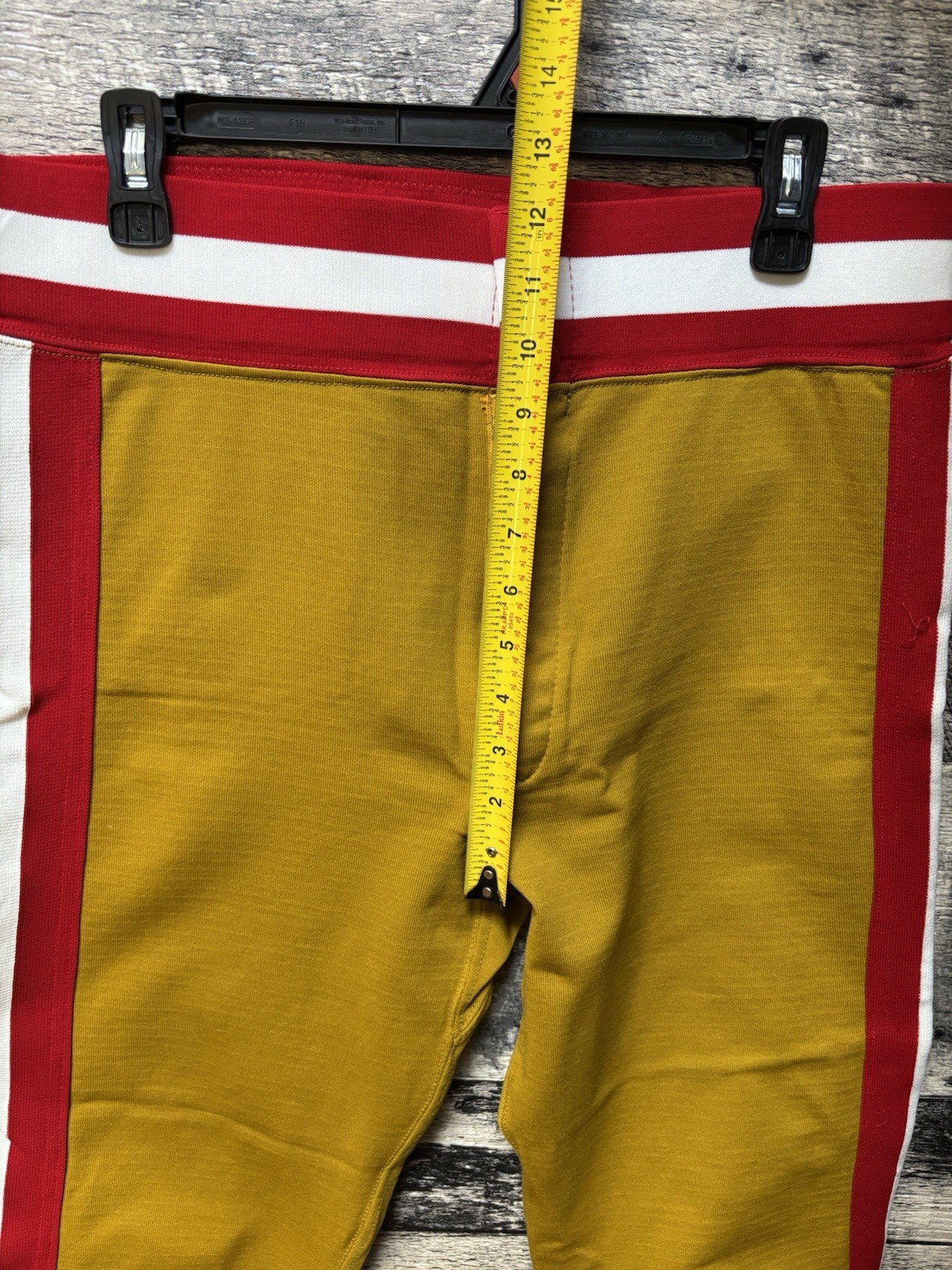 Vintage MacGregor Sand Knit Men’s Baseball Pants Large 70’s Gold Red White USA