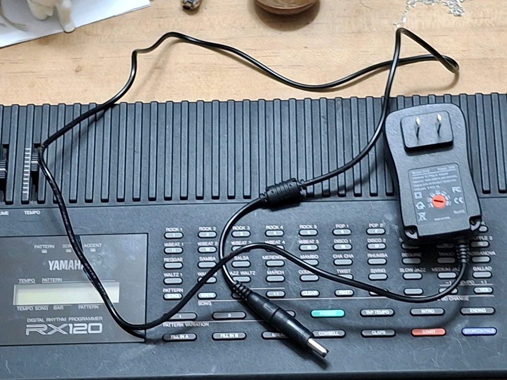 Yamaha RX120 Digital Rhythm Machine Programmer Tested Working + power supply