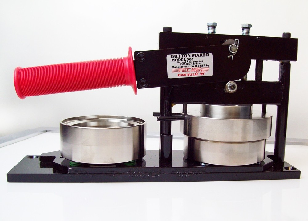 3" Tecre Button Making Machine - Model #300 - PAPER