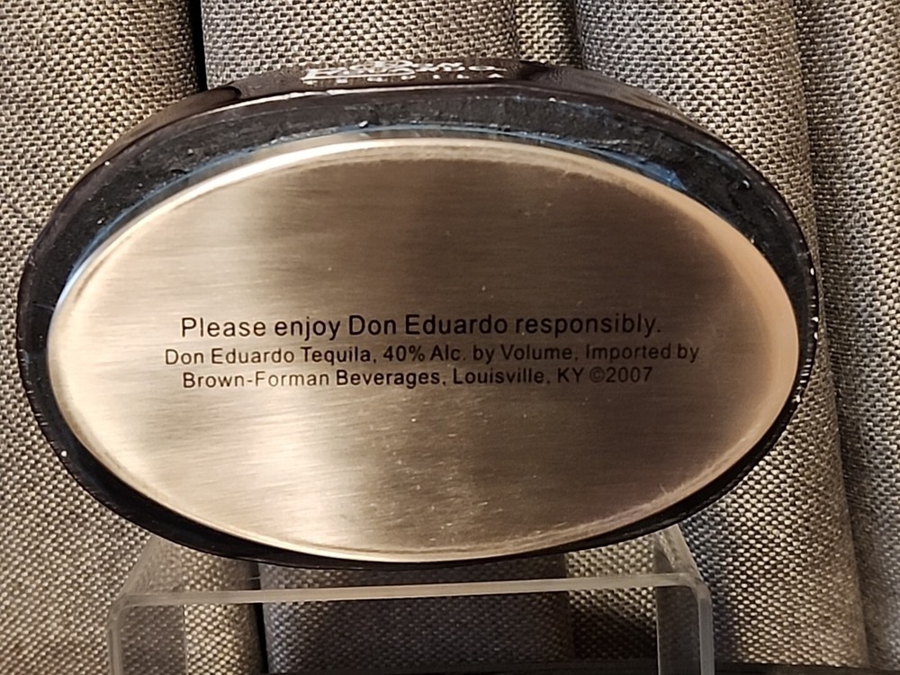 Don Eduardo Tequila Black Bottle Riser Holder Tray