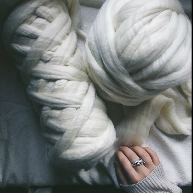 8 lb White Wool Roving, Rove, Spin Fiber, Spin Wool, Wholesale Wool, Bulk Wool