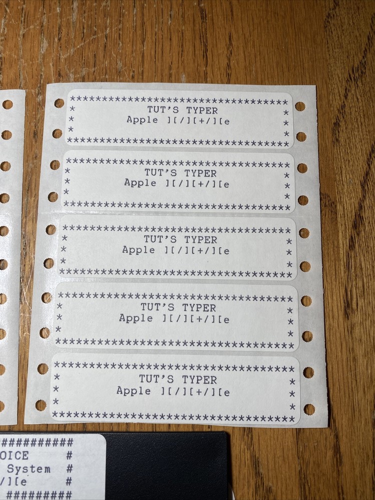 Apple IIe IIc Software The Write Choice Tut’s Typer WP 5.25” Floppy Disk