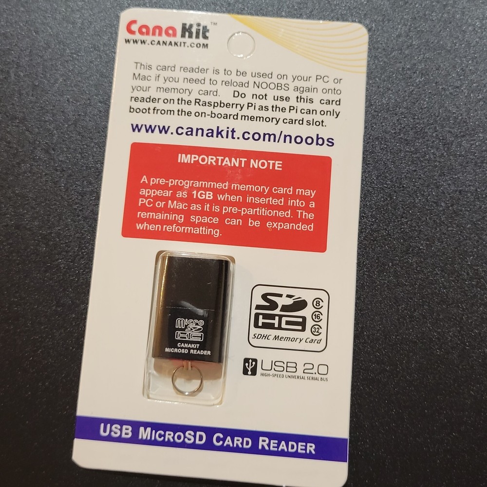 Canakit SDHC Memory Cards Readers