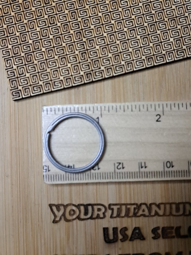 EDC Titanium Carabiner Keychain