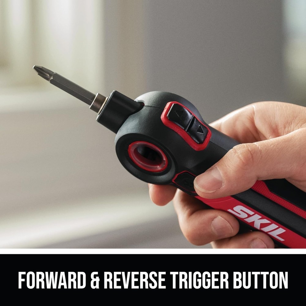 Twist 2.0 Rechargeable 4V Screwdriver with Pivoting Head, Torque Setting, USB...