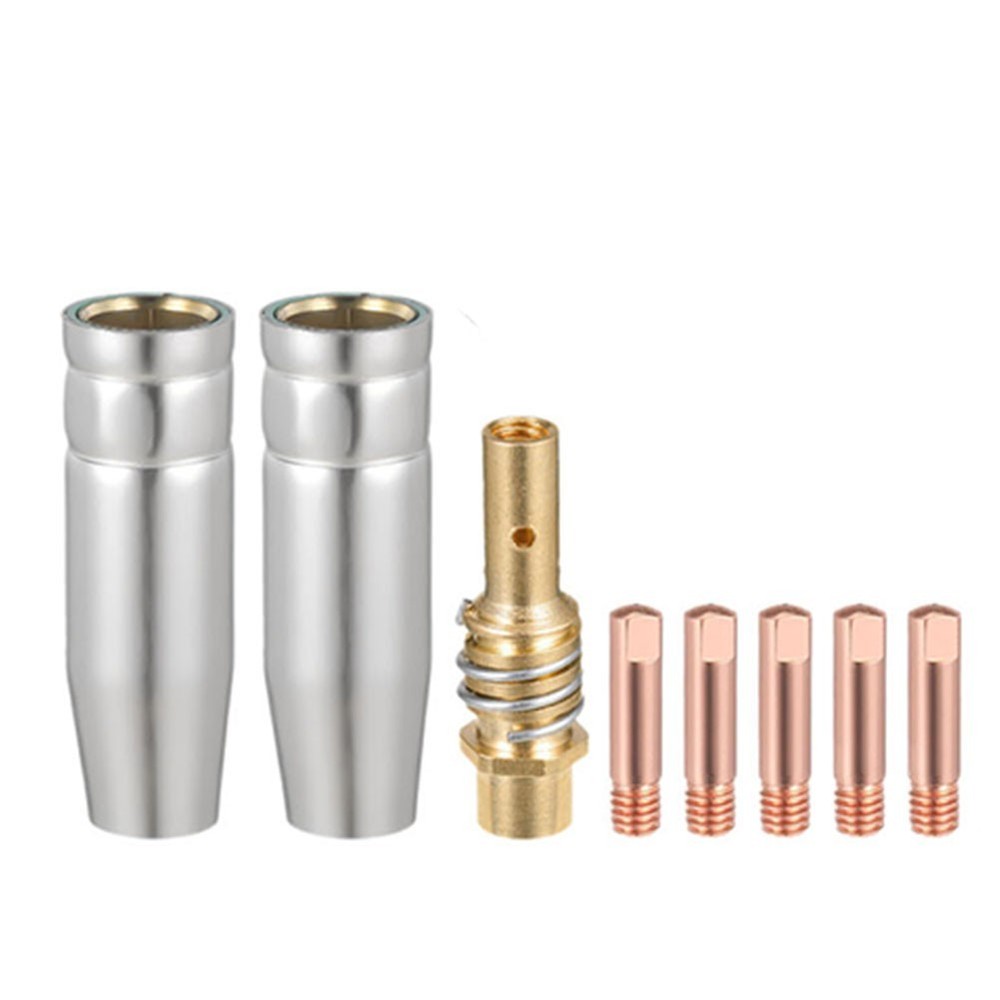 For 15AK For MIG Welder Accessory Kit 8PCS Includes Gas Diffuser Contact Tips