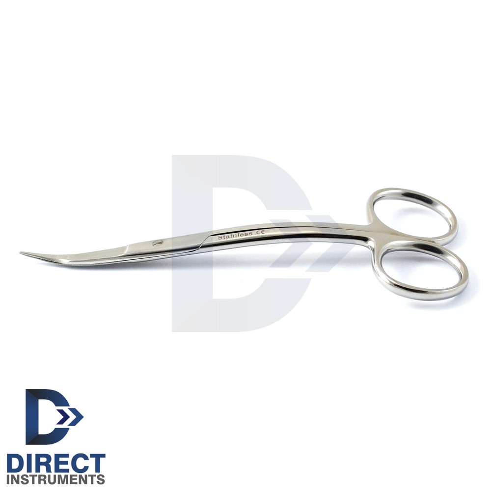 10Pcs Goldman Fox Scissors Double Curved 13cm Surgical Super Cut Sharpness Blade