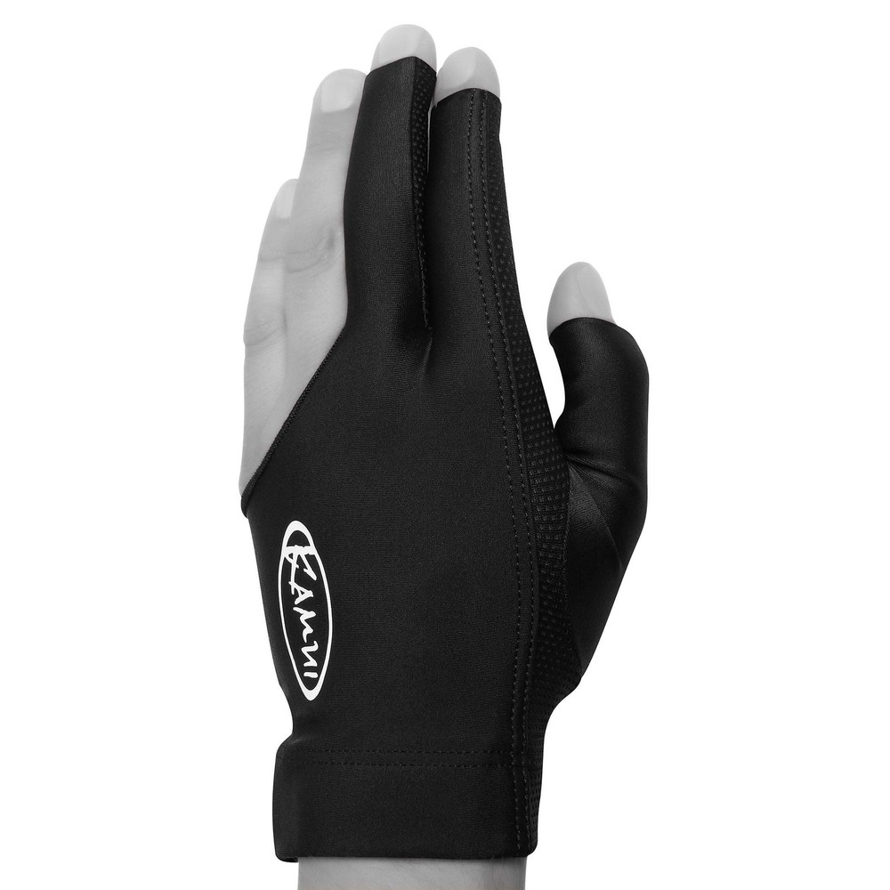 Billiard Glove - Quickdry - for Left Hand (Black, XX-Large)