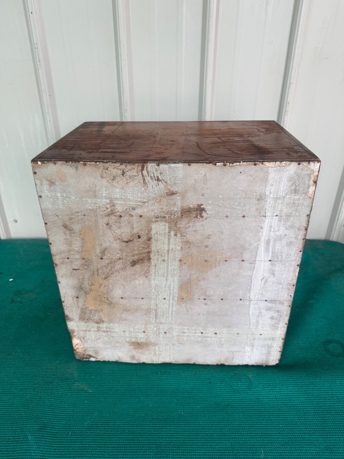 Antique Apothecary Wood Cabinet Bin Nuts, Bolts, Screws 20 Drawers 17"x12"x17"