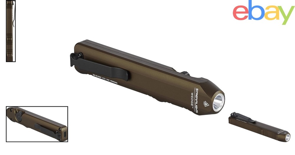 Rechargeable Everyday Carry Flashlight with Adjustable Light Modes & USB-C Cable