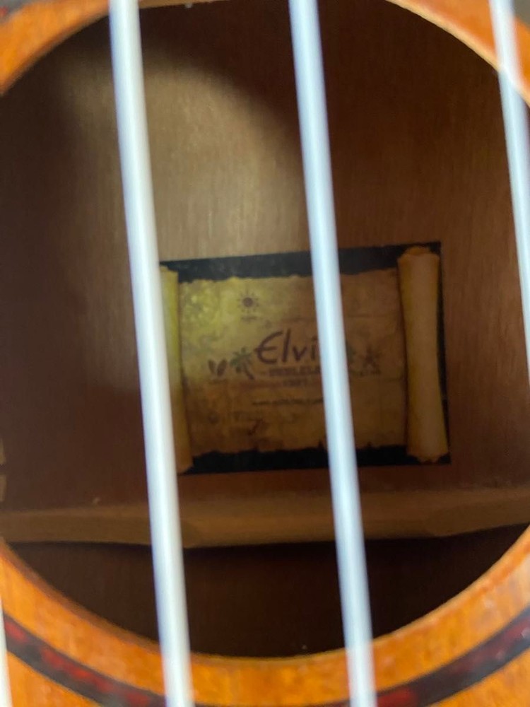 Ukulele Elvis with concert size case