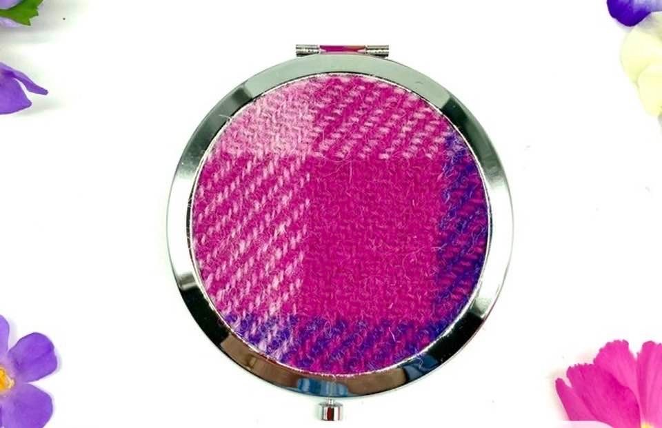 💜🩷Handmade Harris Tweed Accessories set🩷💜