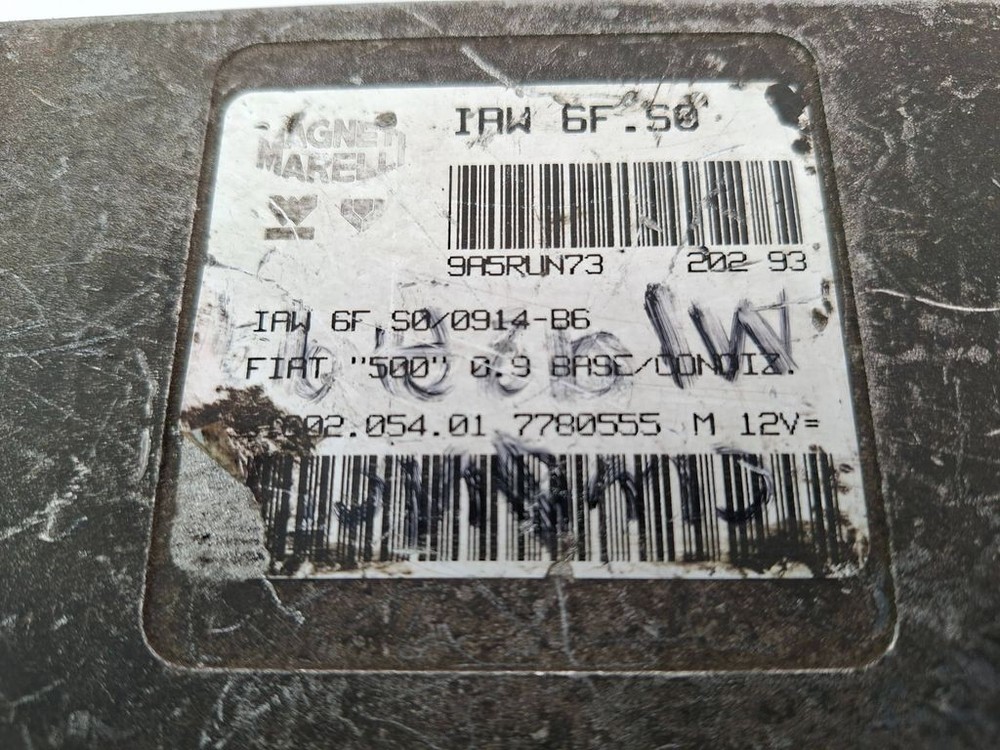 Fiat 500 Cinquecento 1997 Engine Control Unit ECU 7780555 GENUINE BVV3812