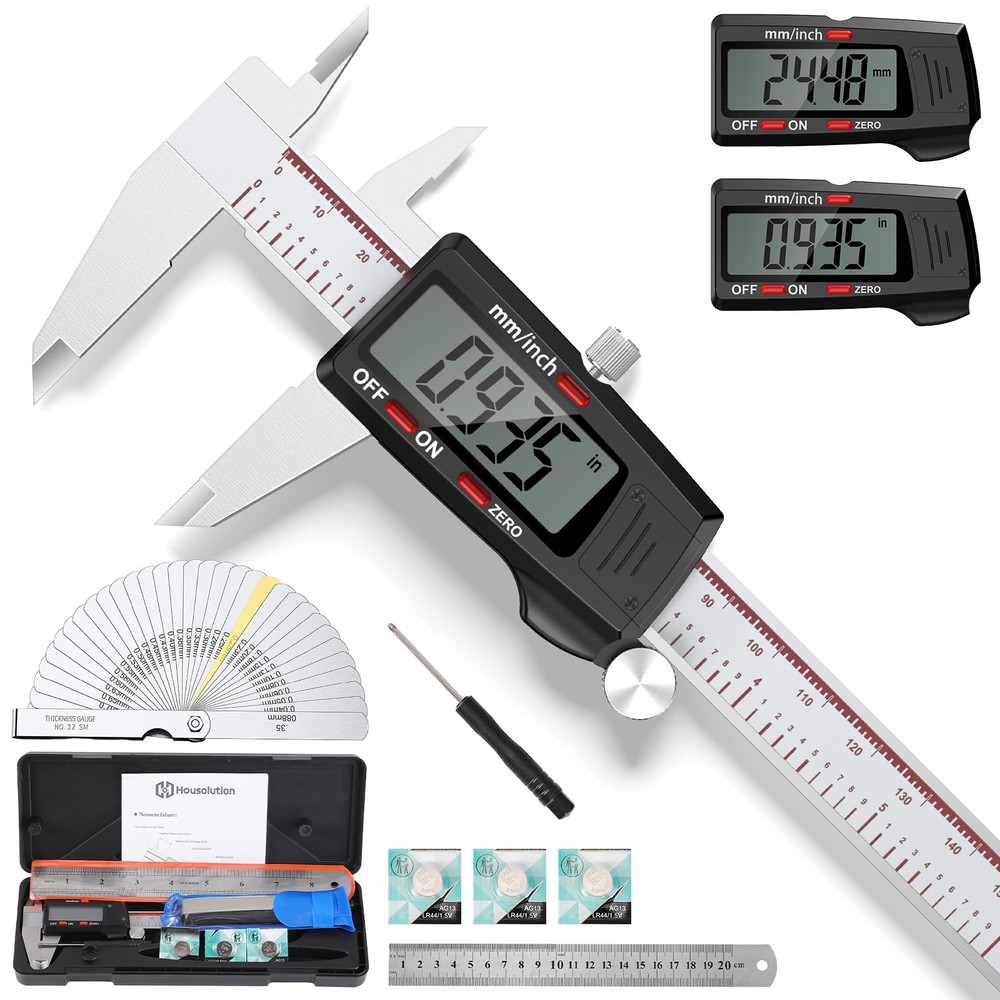 Housolution Digital Caliper 6 Inch, Measuring Tool Industrial 150mm