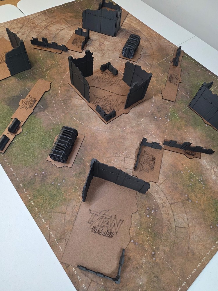 COMBO Measuring Tools + Terrain Footprints Warhammer 40k 11th Edition FULL TABLE
