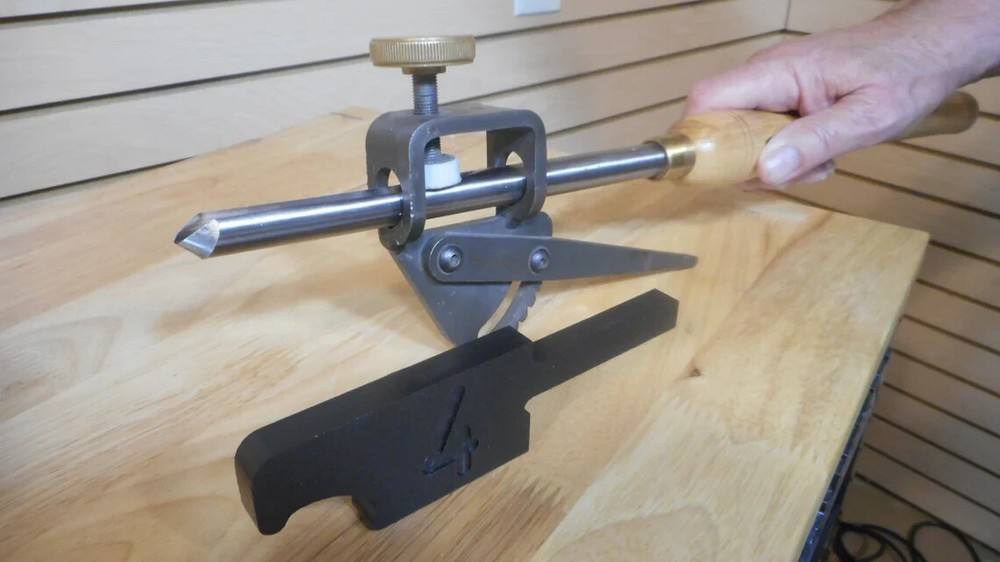 4040 Grind Set Up Blocks for sharpening wood lathe bowl and spindle gouges.