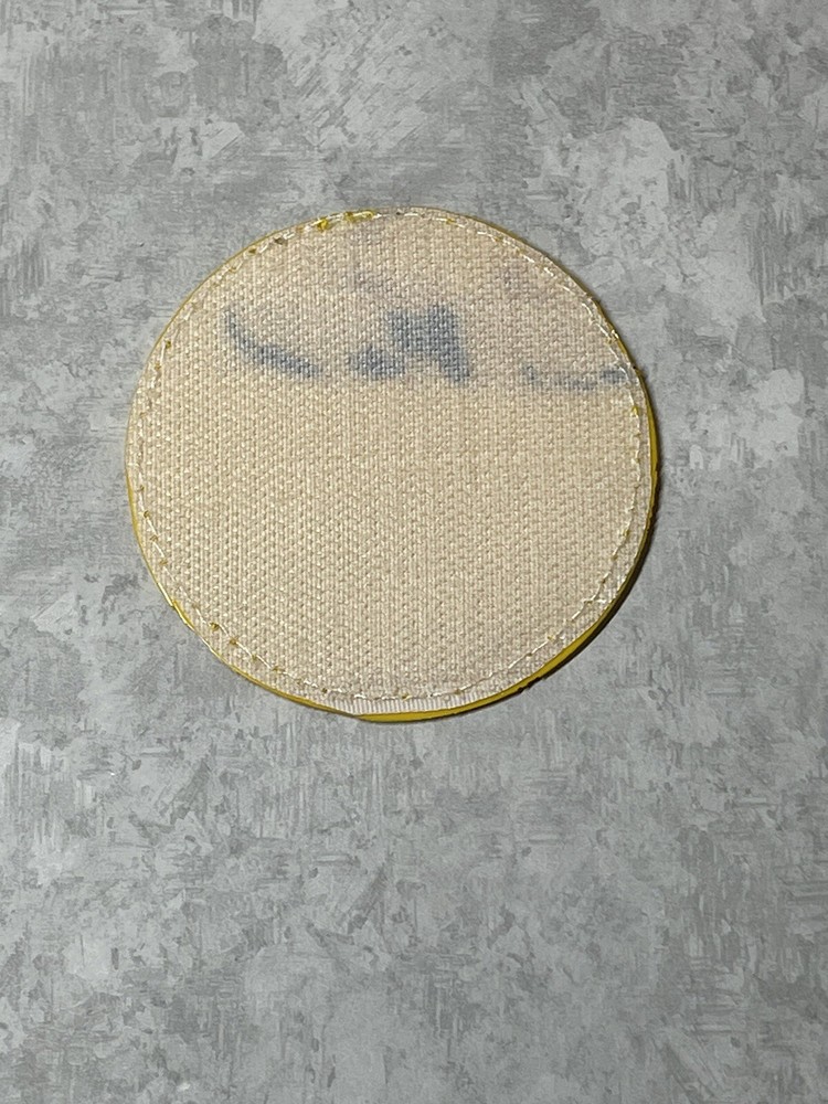 Zombie Outbreak Response Team Tactical PVC Patch, Morale Hook Back Yellow Patch