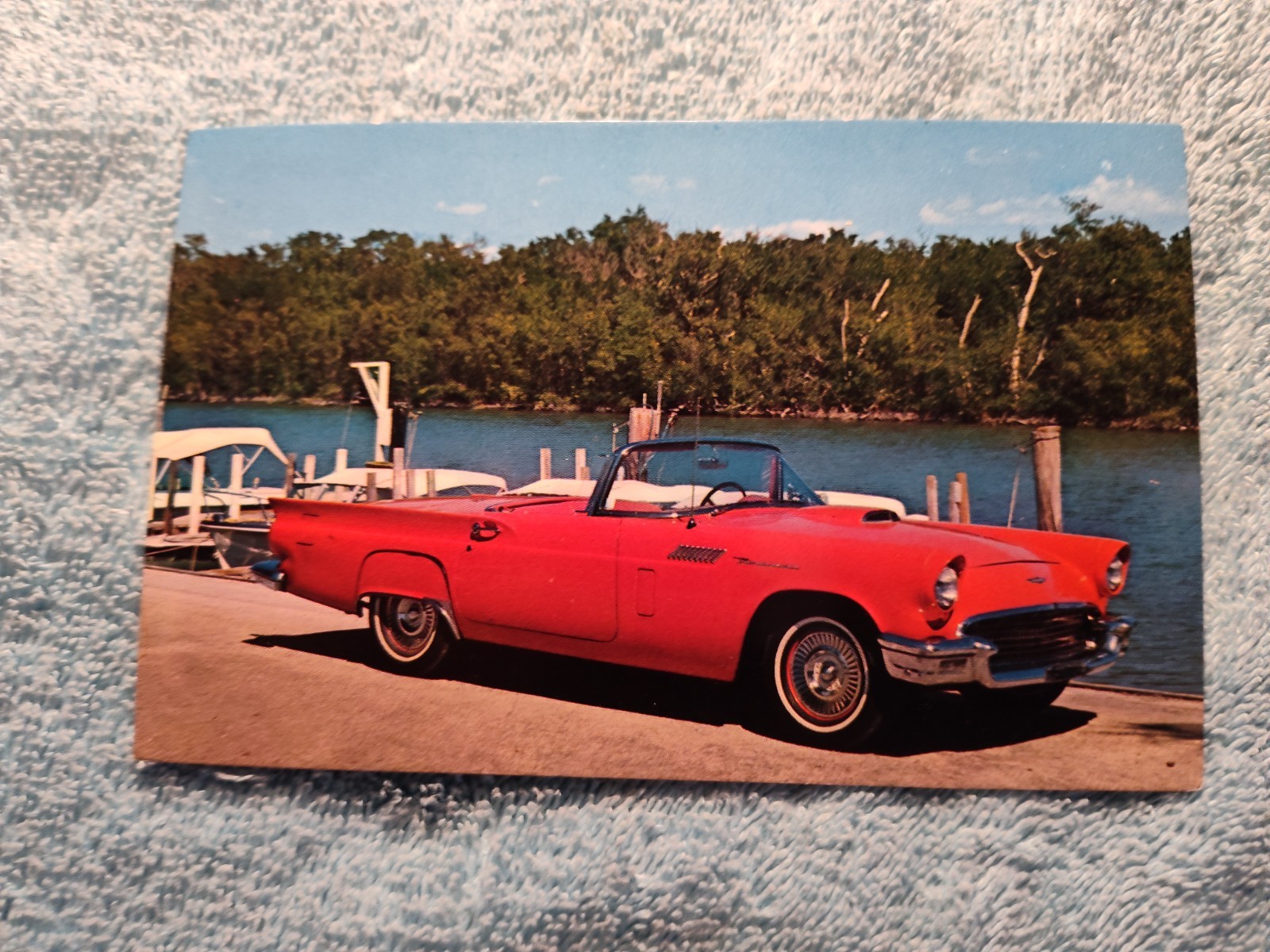 5 Ford Thunderbird 1957 New Post Cards--5 for 1 Price--
