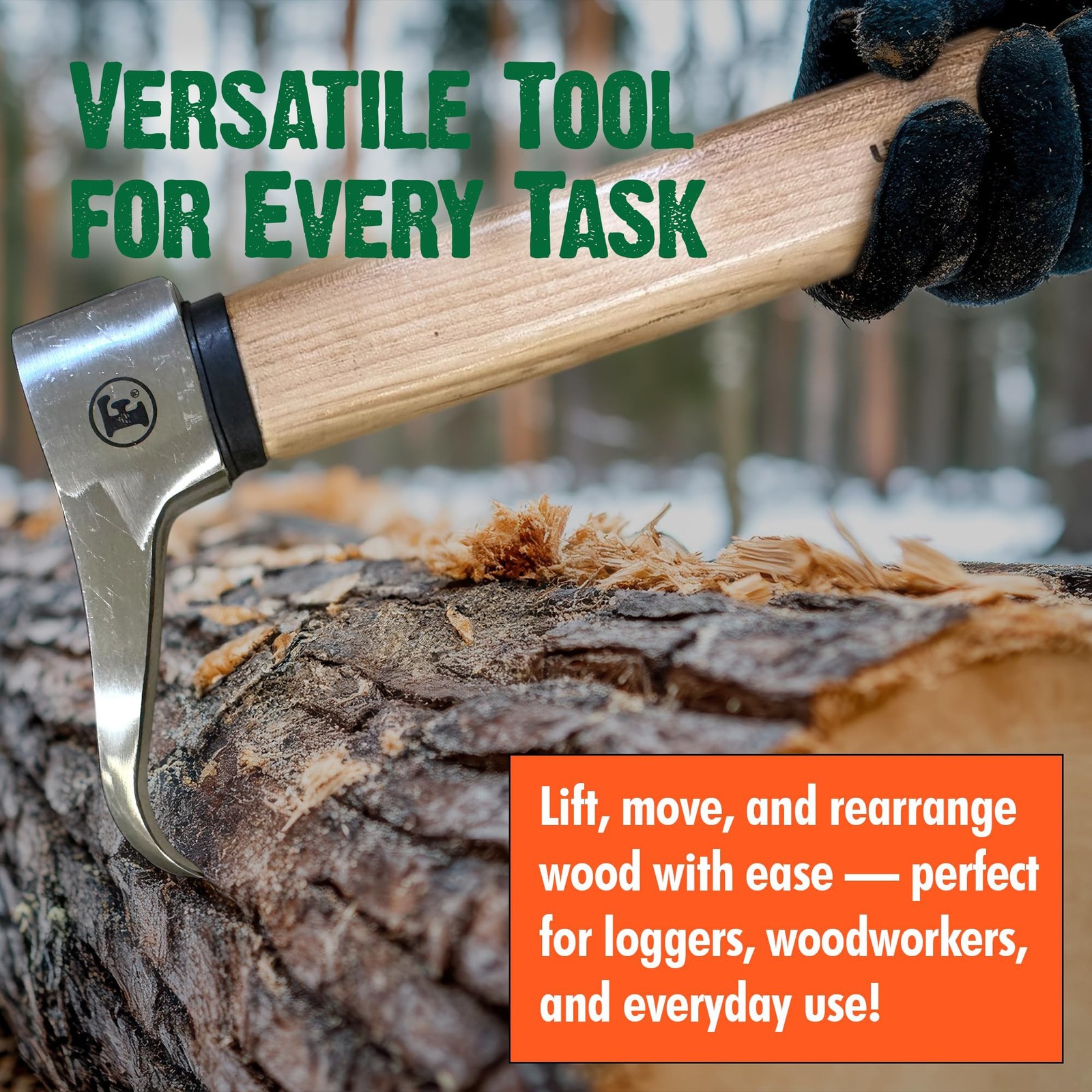 FORESTER Platinum Pickaroon Logging Tool 36in USA Hickory Handle | Hookaroon ...