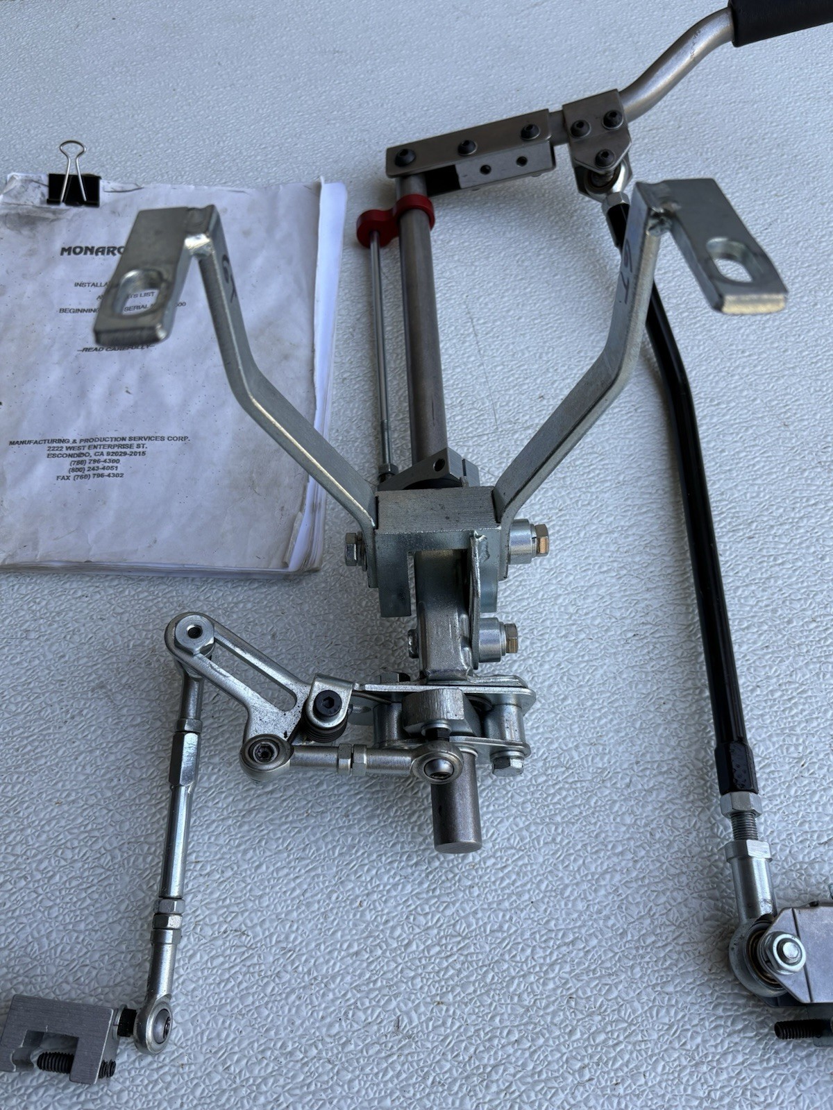 MPS handicap driver hand controls with accelerator lock out