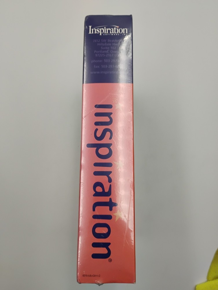 Inspiration Premier Tool To Develop Ideas Software Version 7.5 Windows/Mac New!